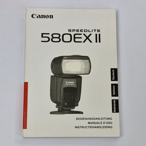 Canon speedlite 580 ii - speedlite,
